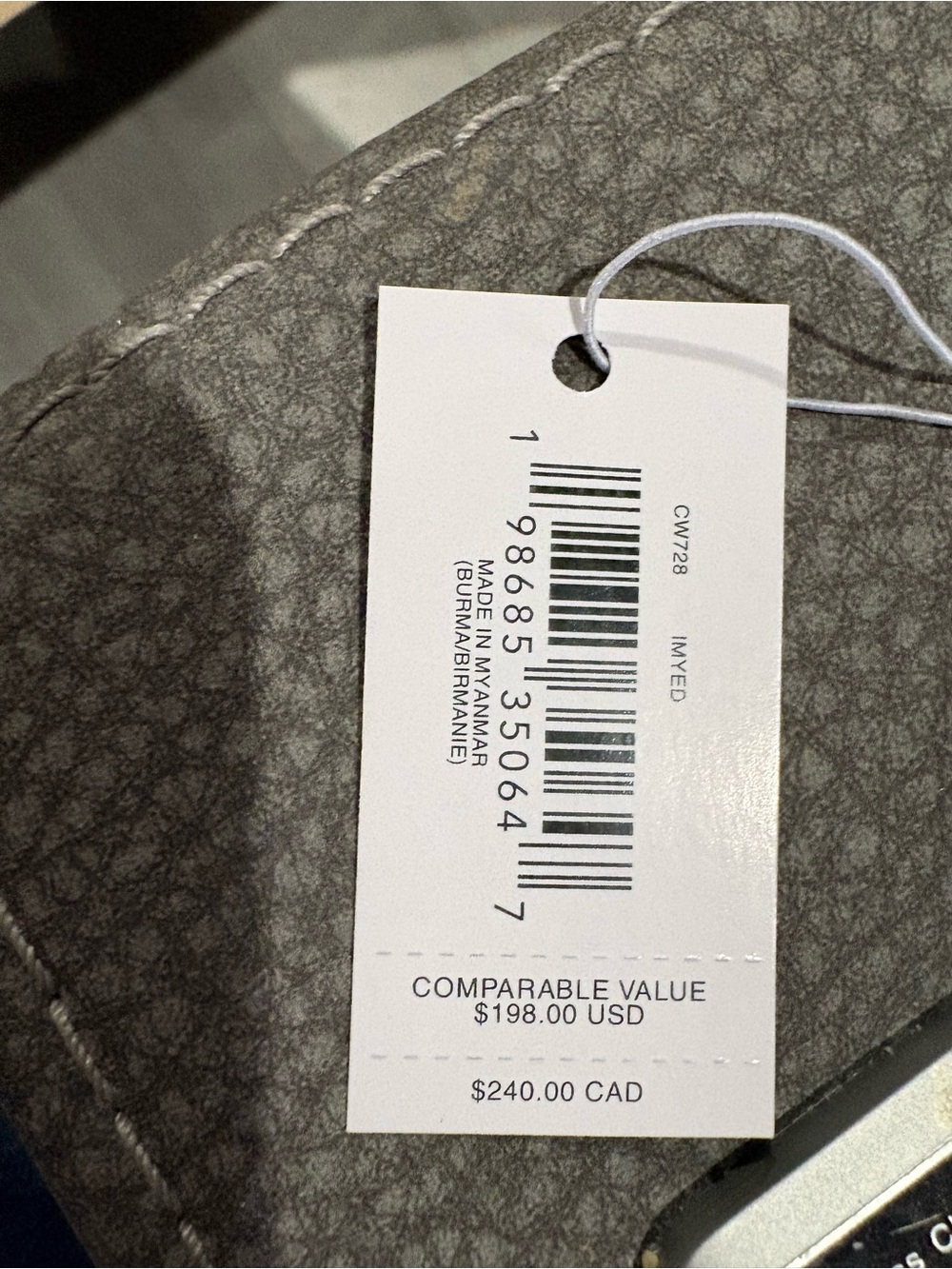 Coach Black Currant Signature Canvas MakeUp Bag - Picture 5 of 5